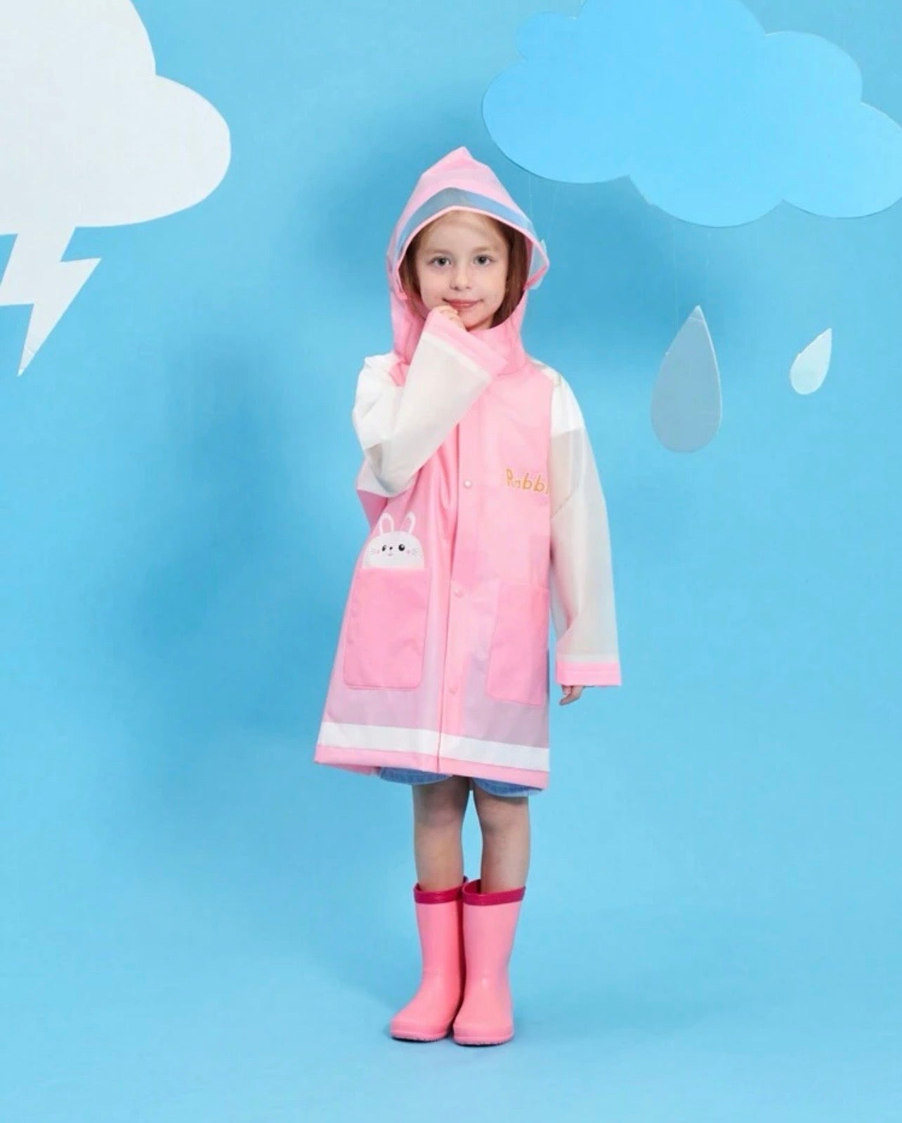 Pink Rain Cape and Jacket