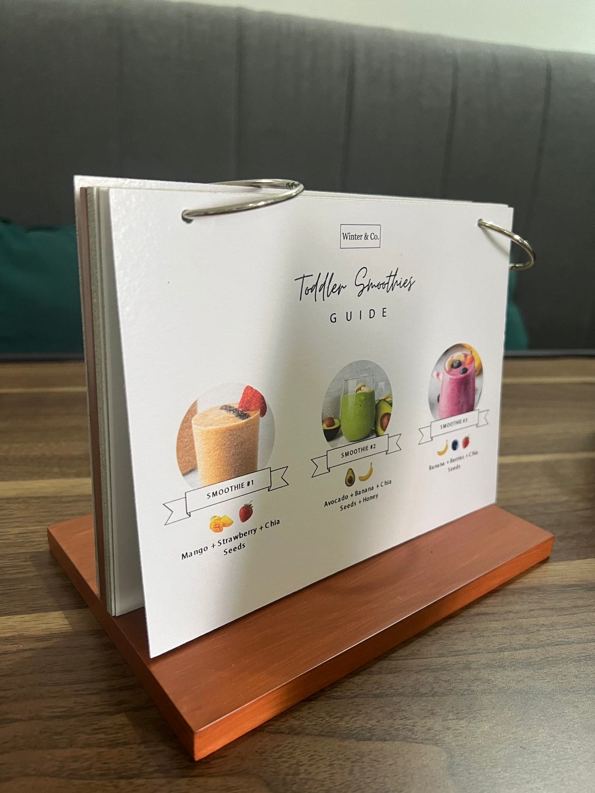 Toddler Smoothies Menu Guide