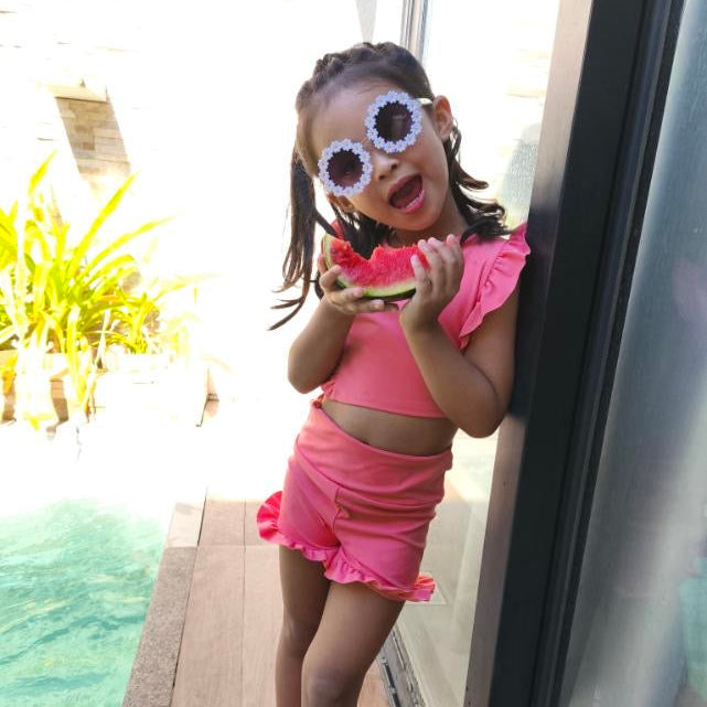Kids Yoga and Swimwear Set